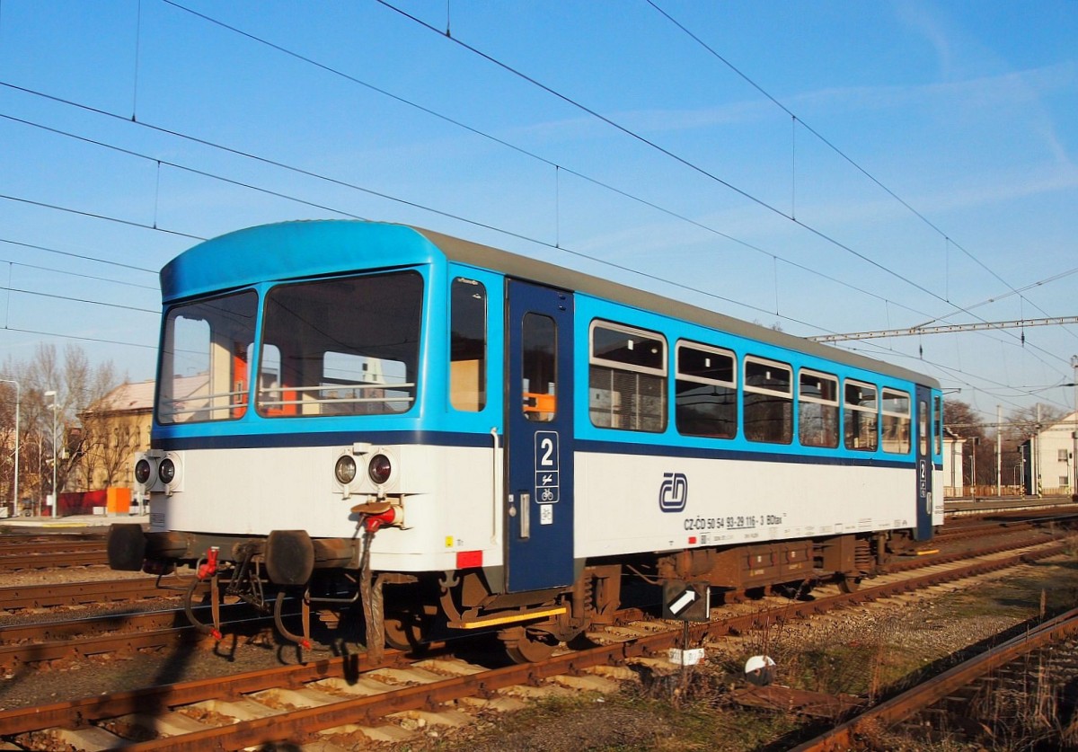 CD Wagen BDtax 010 in Bhf. Kralupy am 16. 12. 2013.
