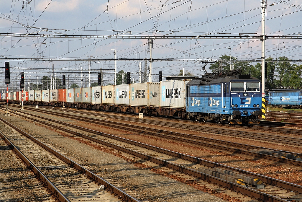 CDC 363 511-7 am 20.Juli 2018 im Bahnhof Breclav.