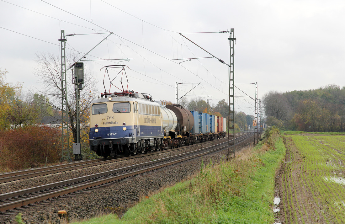 Centralbahn 110 383 // Kaarst // 19. November 2019