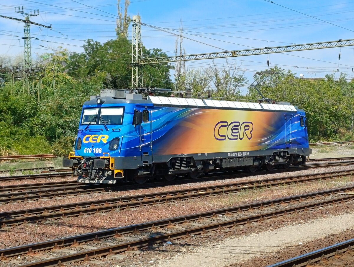 CER 610 106 am 01.08.2026 in Budapest-Kelenf�ld.