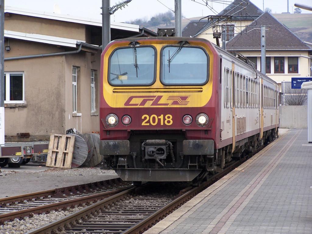 CFL 2018 steht am 05.02.2006 im Bahnhof von Wasserbillig