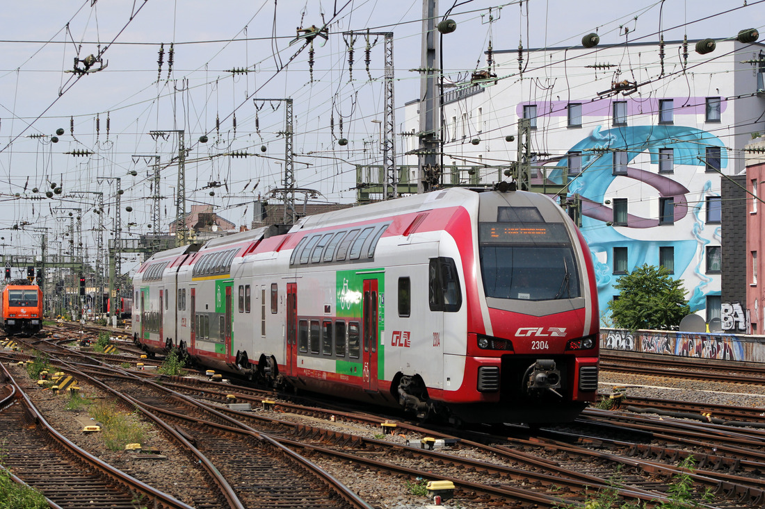 CFL 2304 // Köln Hbf (vom Bahnsteig aus) // 30. Juni 2022