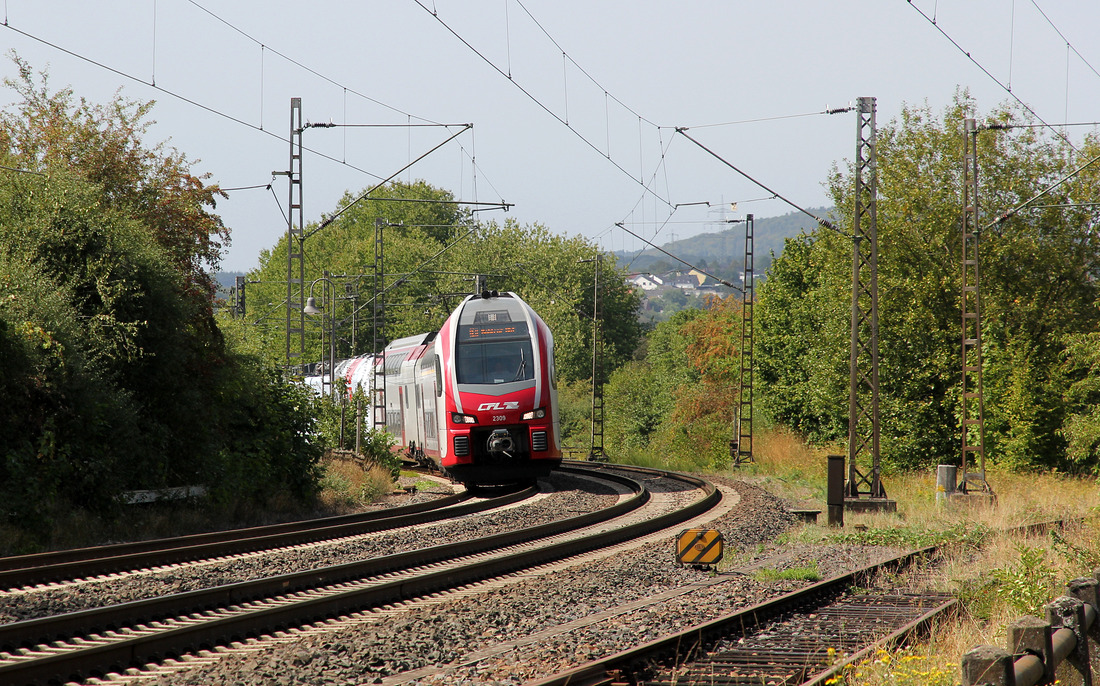 CFL 2309 + DB Regio 429 107 // Wittlich Hbf // 29. August 2018