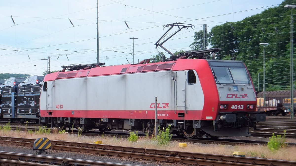 CFL 4013 wartet auf einen MARS Zug am Saarbrücker Güterbahnhof den 23.06.2015