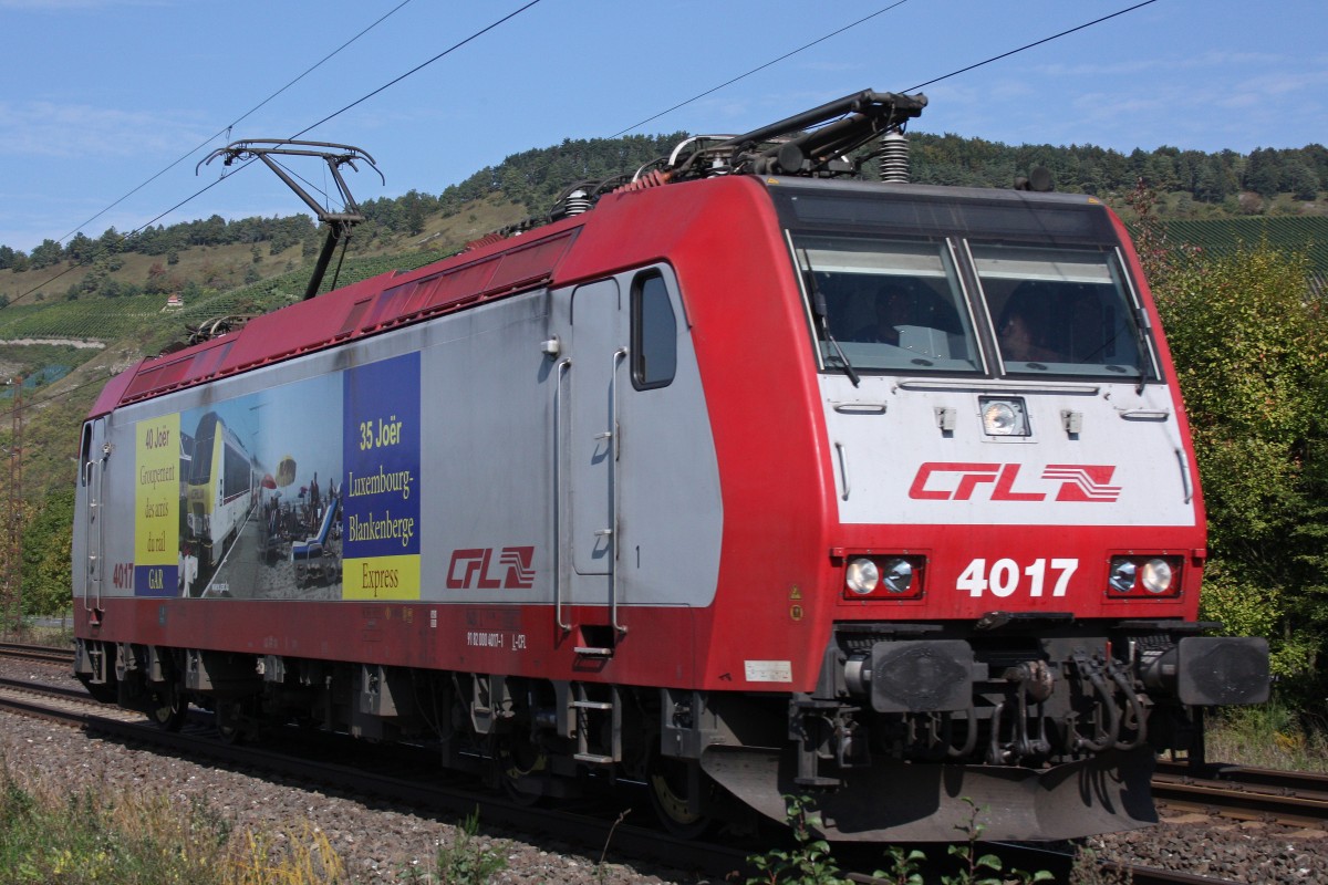 CFL 4017 am 27.9.13 als Lz in Thüngersheim.