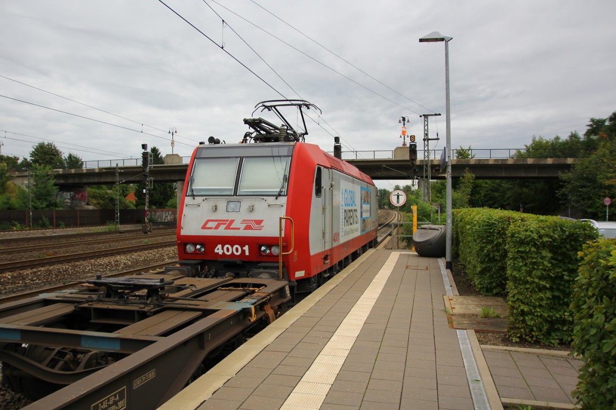 CFL bei der Durchfahrt in Rotenburg-Wmmme Richtung Hamburg, 20.8.13.