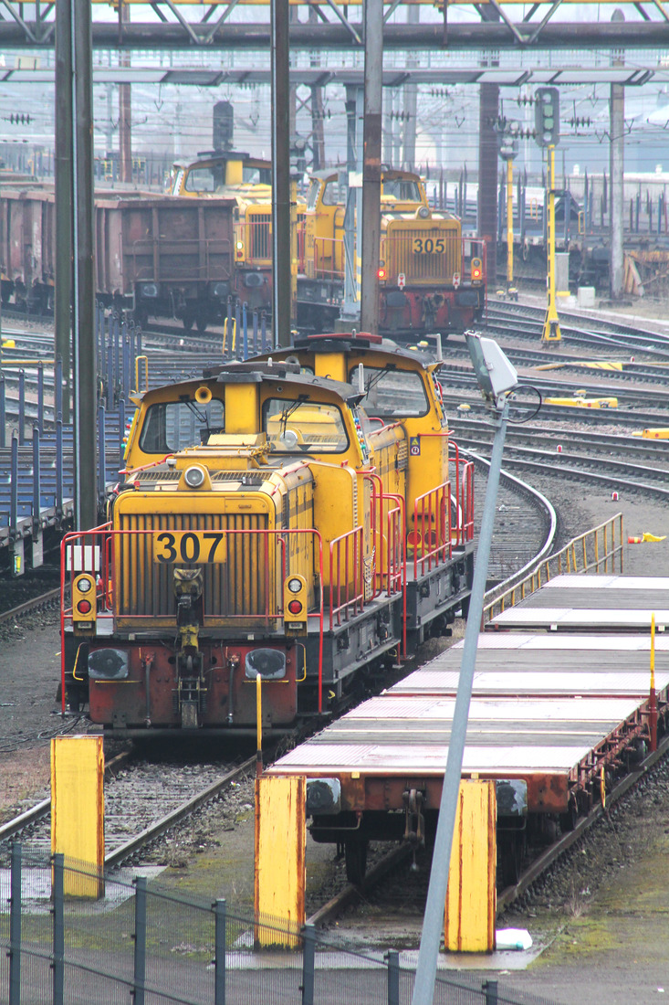 CFL Cargo 307 // Güterbahnhof Esch-Belval // 12. Januar 2017
