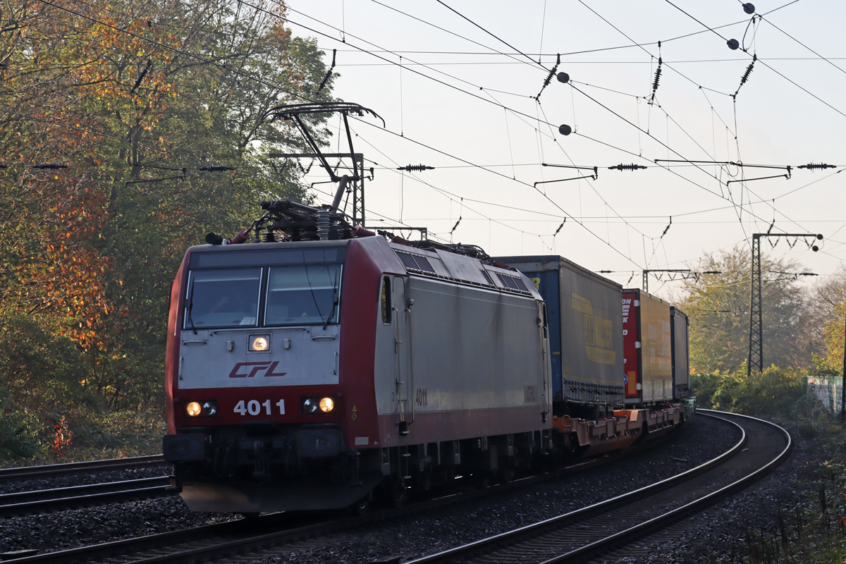 CFLCA 4011 in Duisburg Abzweig-Lotharstraße 5.11.2022