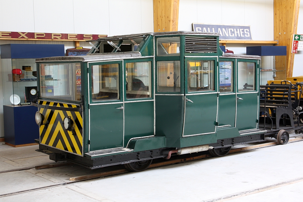 CFV3V 2.06, Draisine d'inspection de Type 2 (ex SNCB, Hersteller: Alpha Klinkhamers,, Baujahr: 1928) am 25.Juli 2026 im Mus�e du Chemin de Fer � vapeur in Treignes.