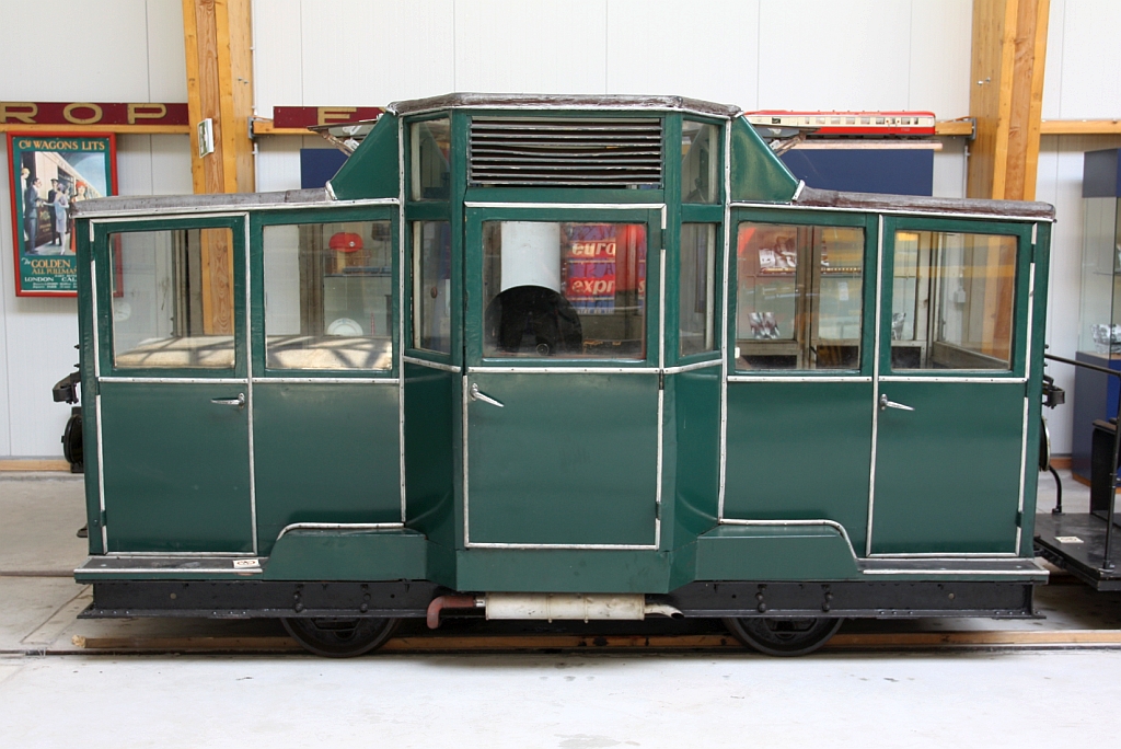 CFV3V 2.06, Draisine d'inspection de Type 2 (ex SNCB, Hersteller: Alpha Klinkhamers,, Baujahr: 1928) am 25.Juli 2026 im Mus�e du Chemin de Fer � vapeur in Treignes.