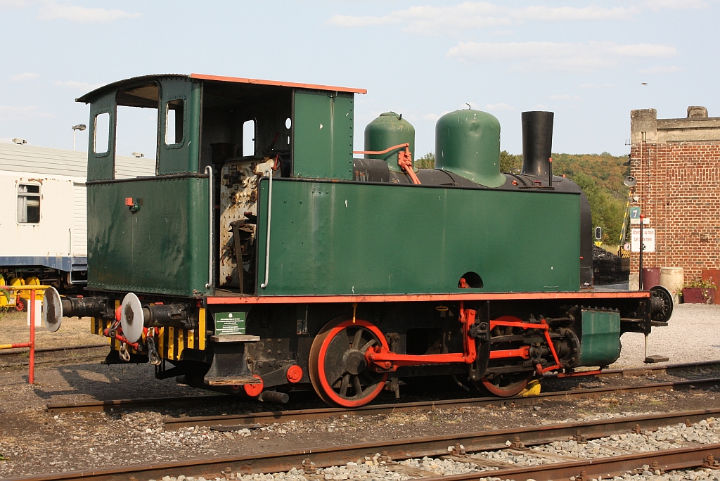 CFV3V PF 84 (ex�Pieux Franki, Li�ge, Hersteller: La Meuse, Baujahr: 1932, Fabr.Nr.: 3398) am 25.Juli 2026 im Depot Mariembourg.
