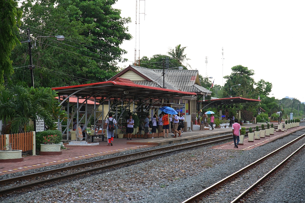 Chan Sen Station, Blickrichtung Chiang Mai, am 21.Mai 2018.