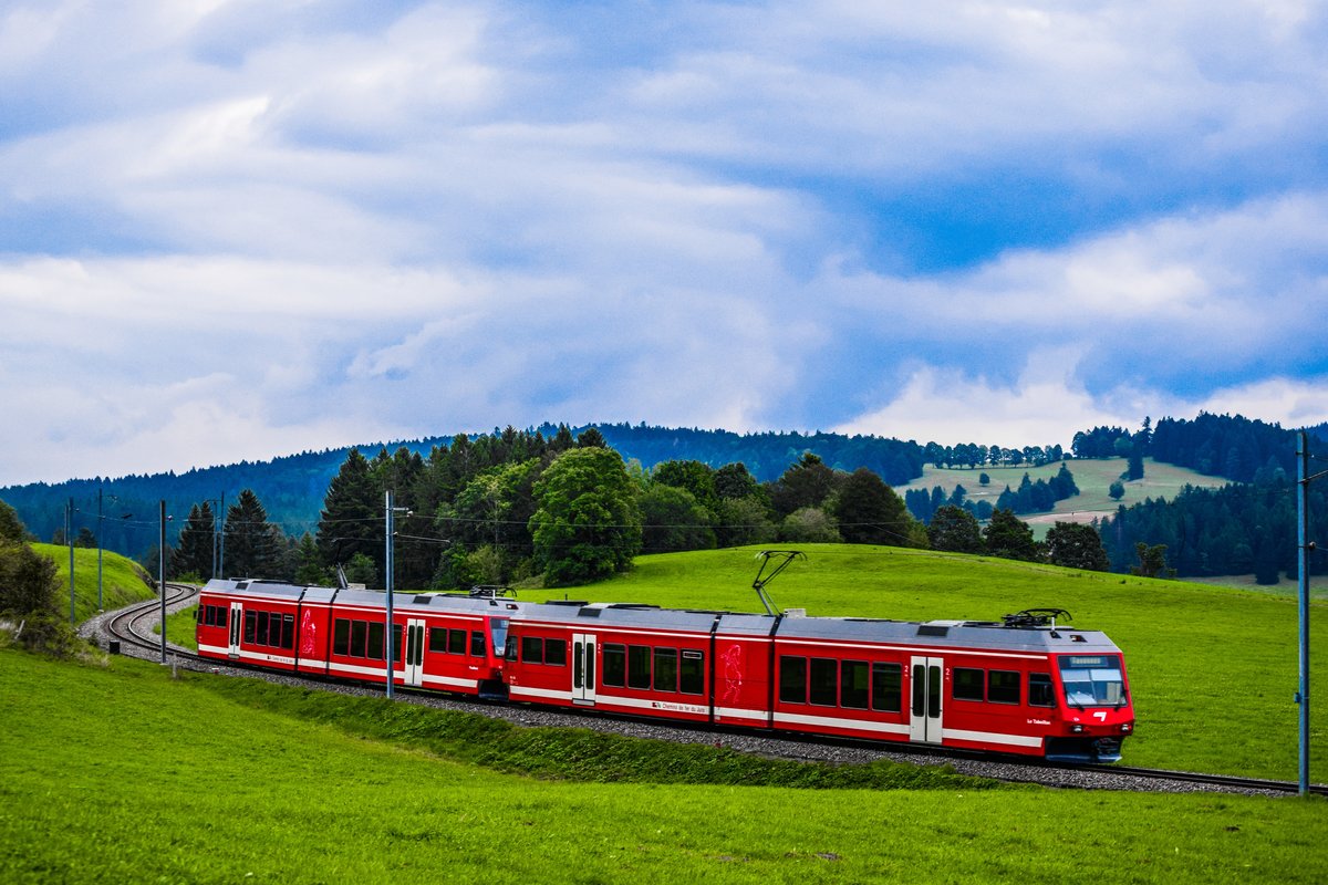 Chemins de fer du jura chant du gros 2019-> Photo prise le 6 septembre 2019