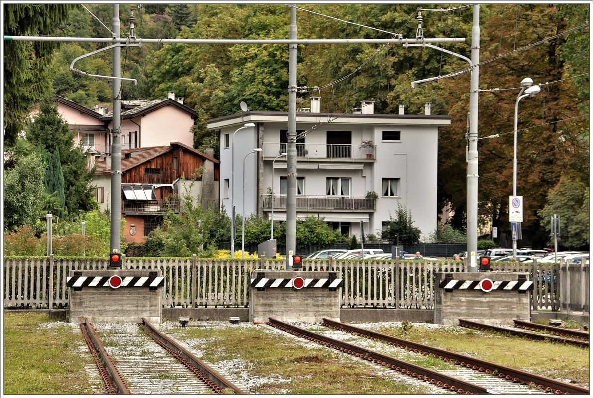 Chiavenna ist Endstation für die Züge aus Colico. Von hier nach St.Moritz gehts mit dem Postauto weiter. (12.09.2017)