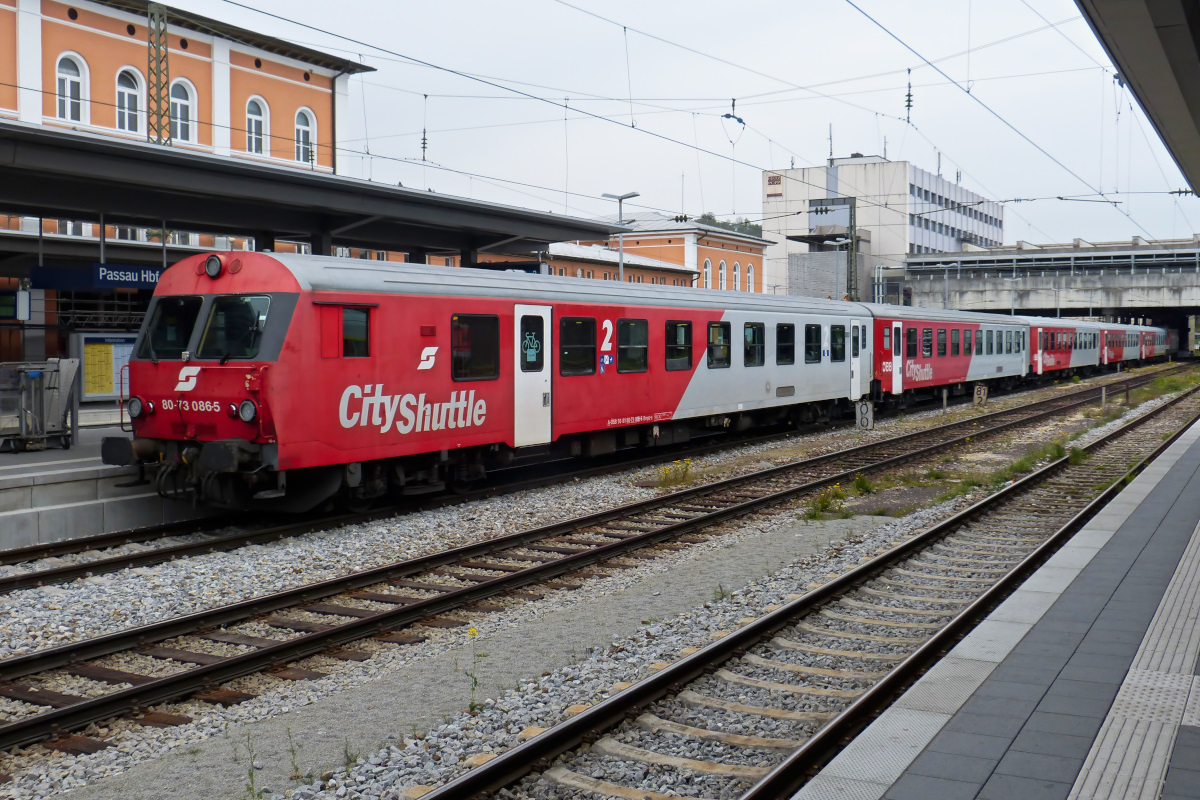 Cityschuttle im Bahnhof Passau 23.04.2016