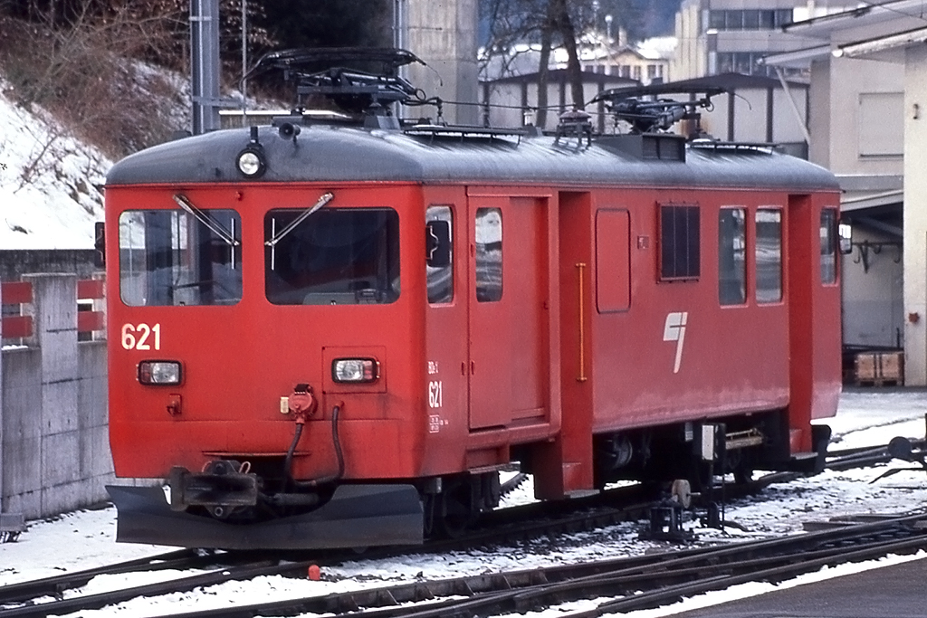 CJ, BDe 4/4, 621, 20.12.2003 Tramelan 





