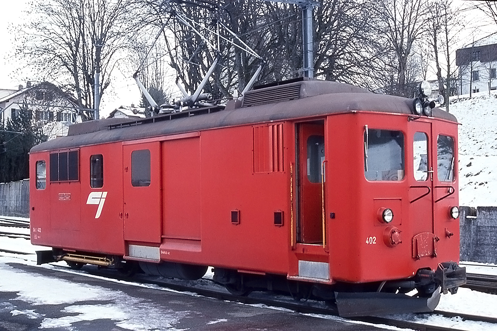 CJ, De 4/4I, 402, 07.01.2004 Tramelan 






