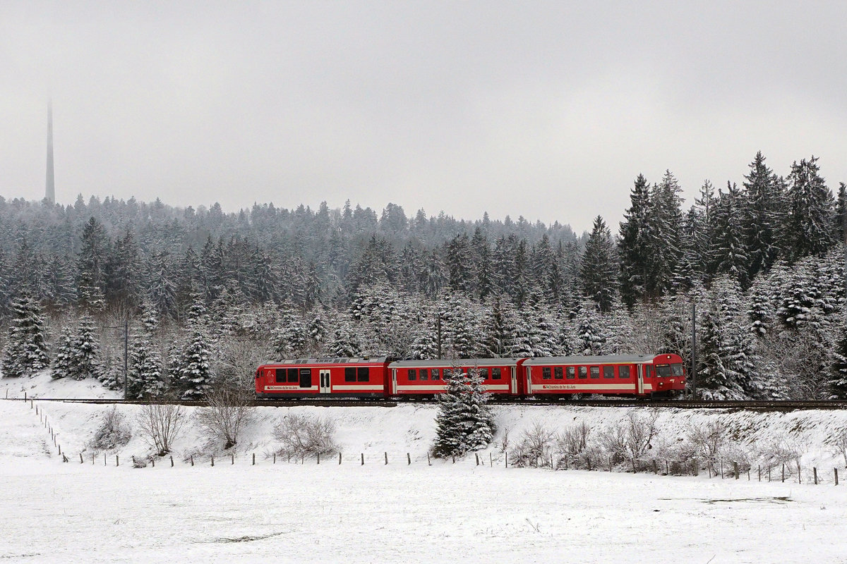 CJ: JURAIDYLLE 
verewigt am 19. Februar 2018 anlässlich des MINIBAHNBILDTREFFENS mit Peter Ackermann.
Foto: Walter Ruetsch