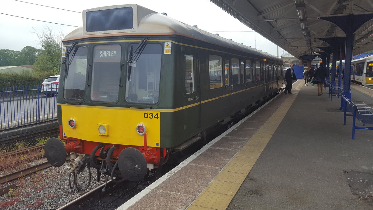 Class 121 number 121034 at Princes Risbrough shortly before withdrawal.