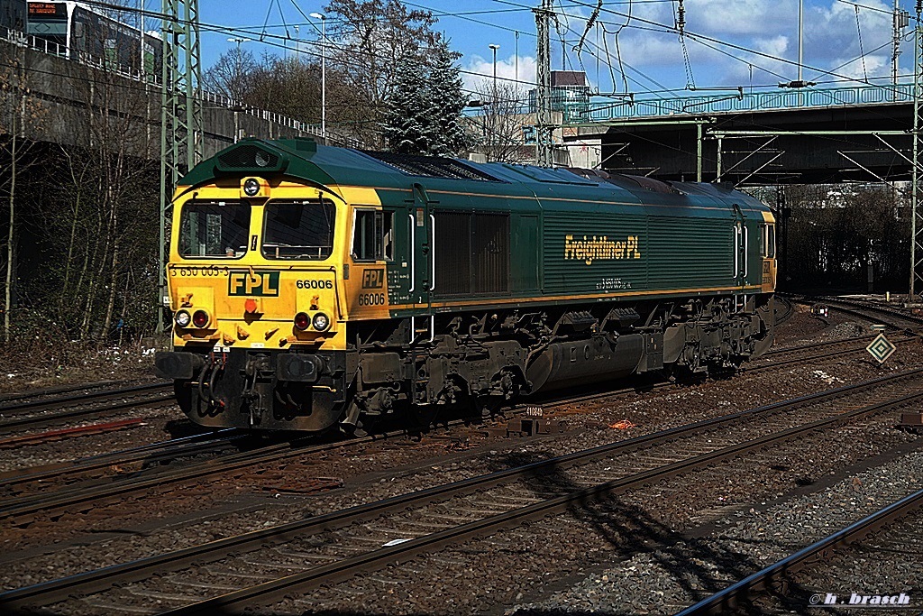 CLASS 66/650 005-3 der FPL ist lz am 24.02.14 durch hh-harburg gefahren