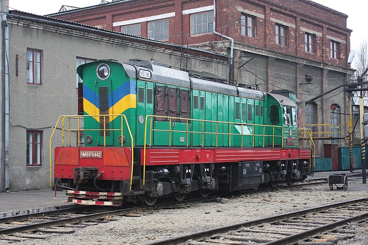 Cmellak 6442 am 18.02.2008 im Depot Czernowitz.