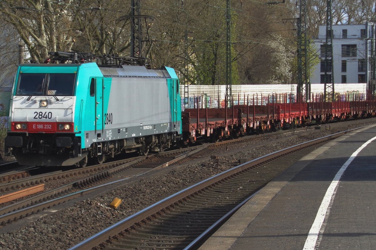 CoBRa 2840 durchfahrt am 10 April 2017 Köln Süd. 