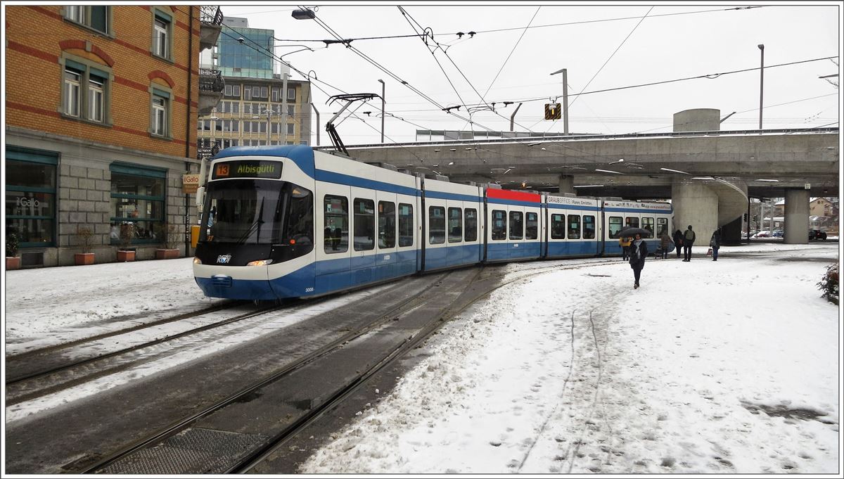Cobra 3008 am Escher-Wyss-Platz. (10.12.2017)