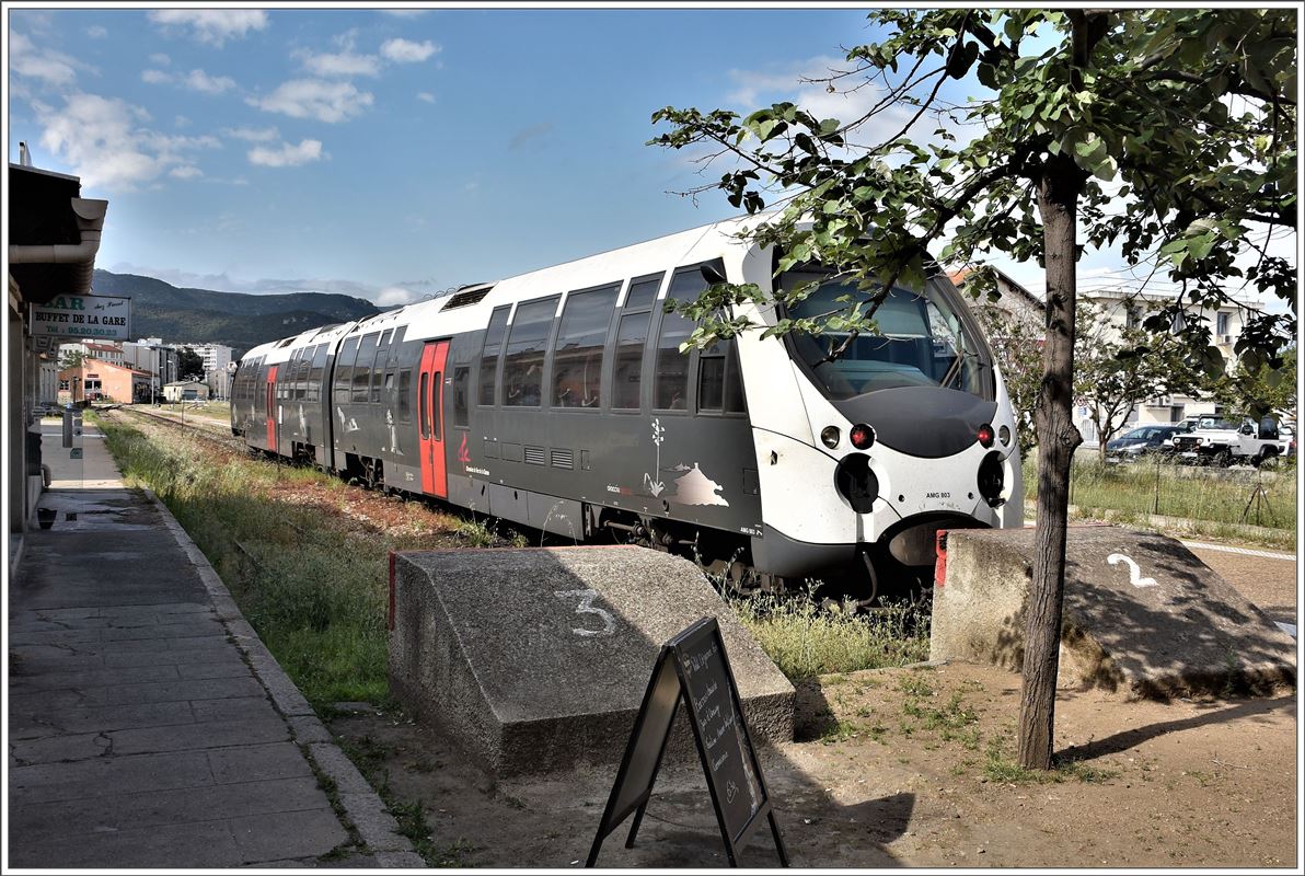 Collectivité Territoriale de Corse. AMG803 nach Mezzana und zurück. (19.05.2017) 