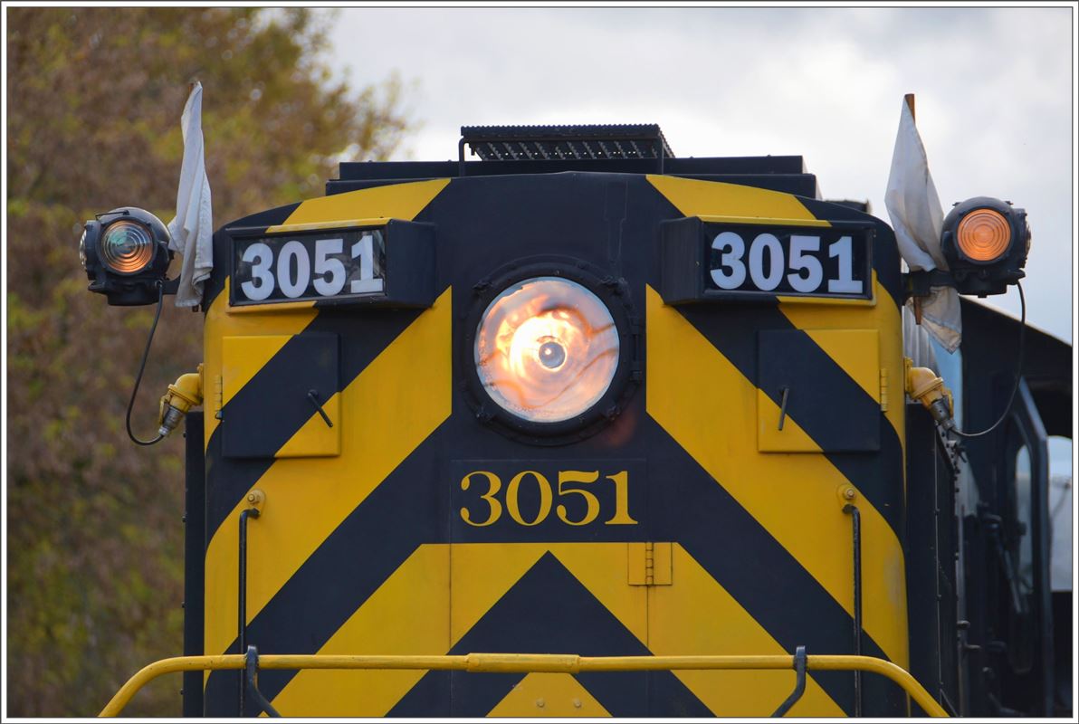 Cooperstown and Charlotte Valley Railroad. MLW/ALCO RS-4 3051 ex Canadian National in Milford Upstate New York. (08.10.2017)