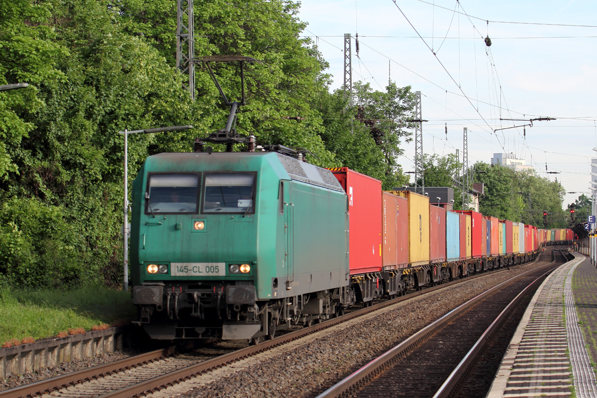 Crossrail 145-CL 005 durchfährt Bonn-Beuel 17.5.2017