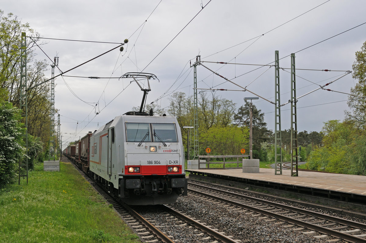 Crossrail 186 904 @ Eberstadt am 28.04.2018