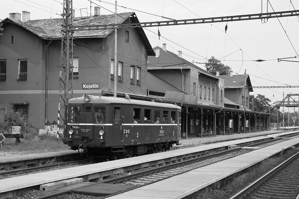 CSD M131.1454 am 20.Juli 2019 als Os 10984 (Kromeriz - Tovacov) im Bahnhof Kojetin.
