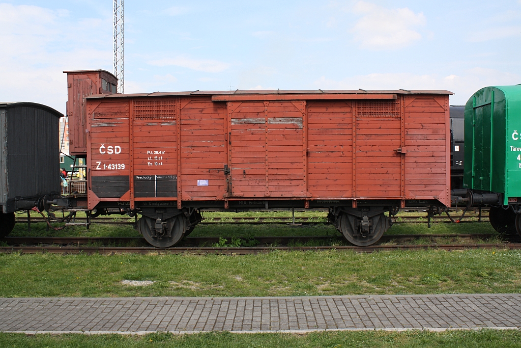 CSD Z f-43139 am 12.April 2014 im Eisenbahnmuseum in Bratislava Východ.

