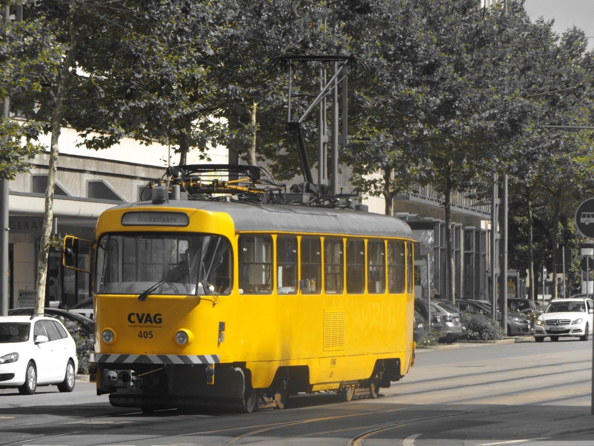 CVAG 405 am 31.07.2015 in Chemnitz Straße der Nationen.
