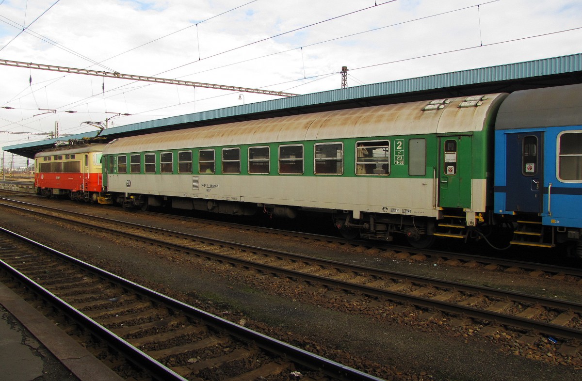 CZ-ČD 50 54 21-08 020-9 Bdt im Os 7017 nach Klášterec nad Ohří, am 21.02.2012 in Cheb.