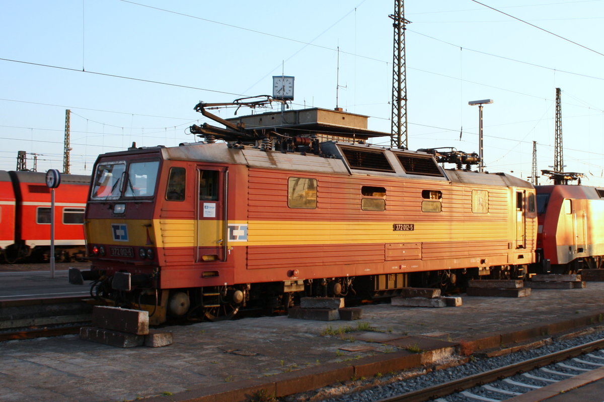 CZ 372 012-5 der ČD CARGO am Leipzig Hbf 04.06.2011