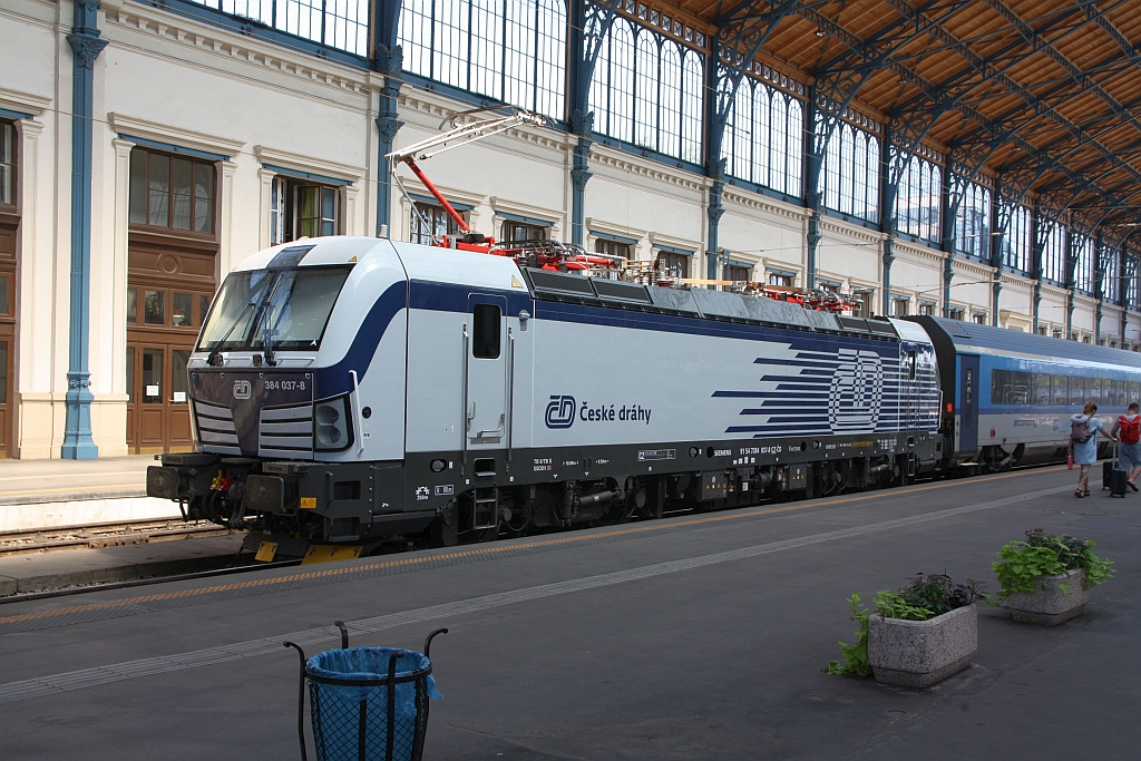 CZ-CD 384 037-8 am 10.August 2026 in Budapest Nyugati.