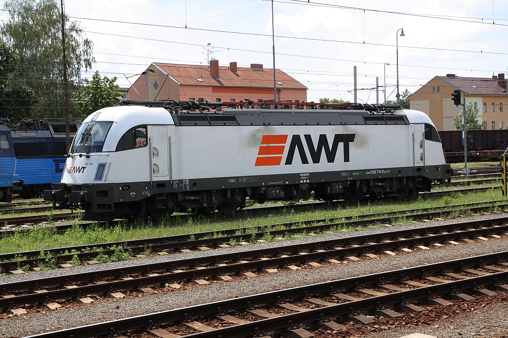D-ATW 183 714-5 am 07.Juli 2018 im Bahnhof Breclav.