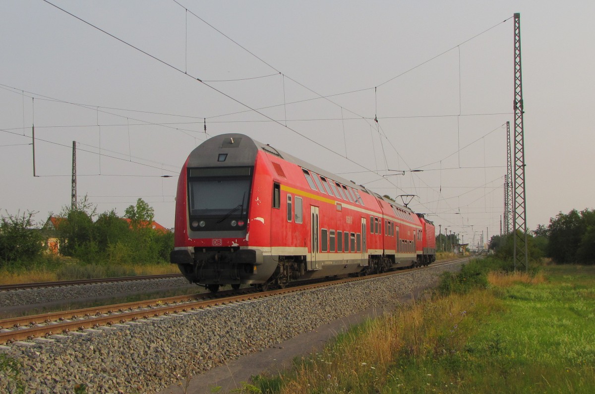 D-DB 50 80 86-33 016-6 DABbuzfa 778.4 als RB 16362 von Erfurt Hbf nach Sangerhausen, am 12.08.2015 in Erfurt-Stotternheim.