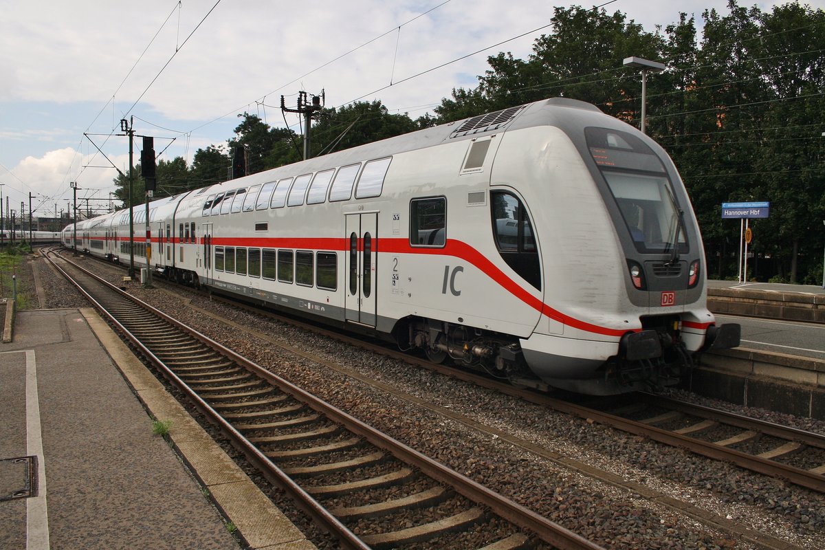 D-DB 50 80 86-81 861-6 fährt am 5.8.2017 mit dem IC2036 von Leipzig Hauptbahnhof nach Emden Hauptbahnhof aus dem Hannoverschen Hauptbahnhof aus. Zuglok war 146 573-1.