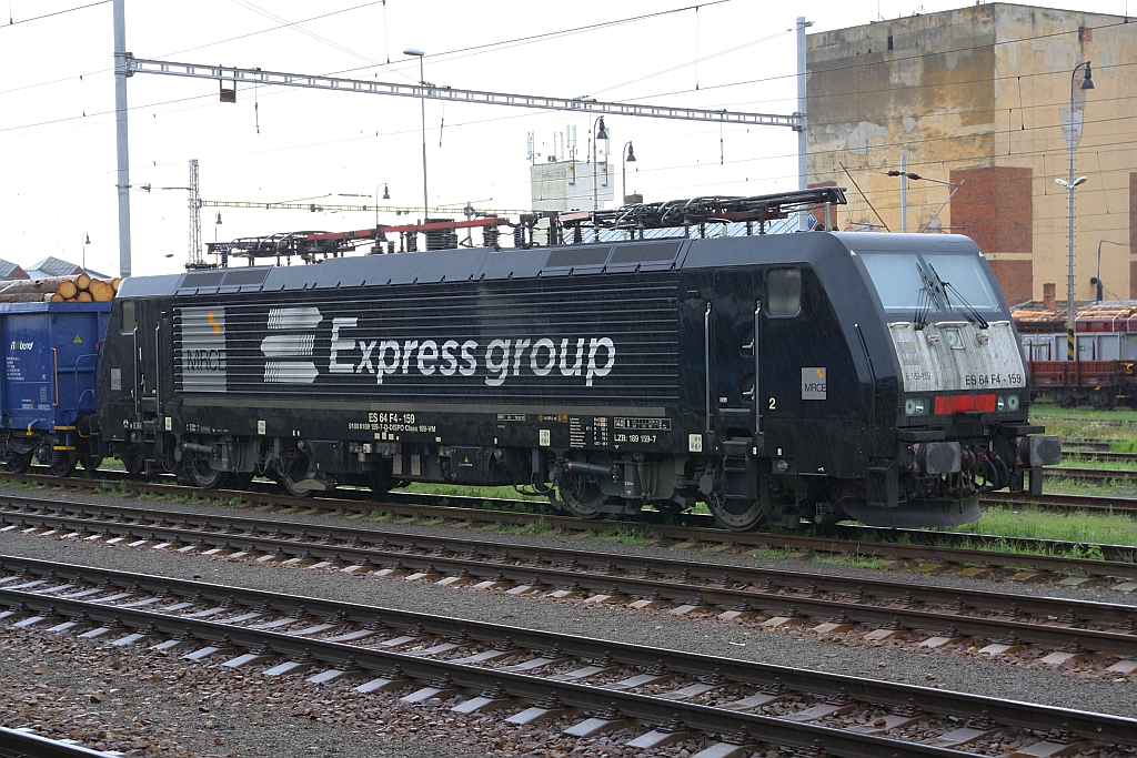 D-DISPO 189 159-7 am 03.August 2019 im Bahnhof Breclav.