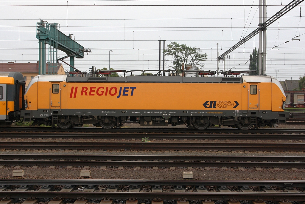 D-ELOC 193 205-2 am 07.September 2019 im Bahnhof Breclav.