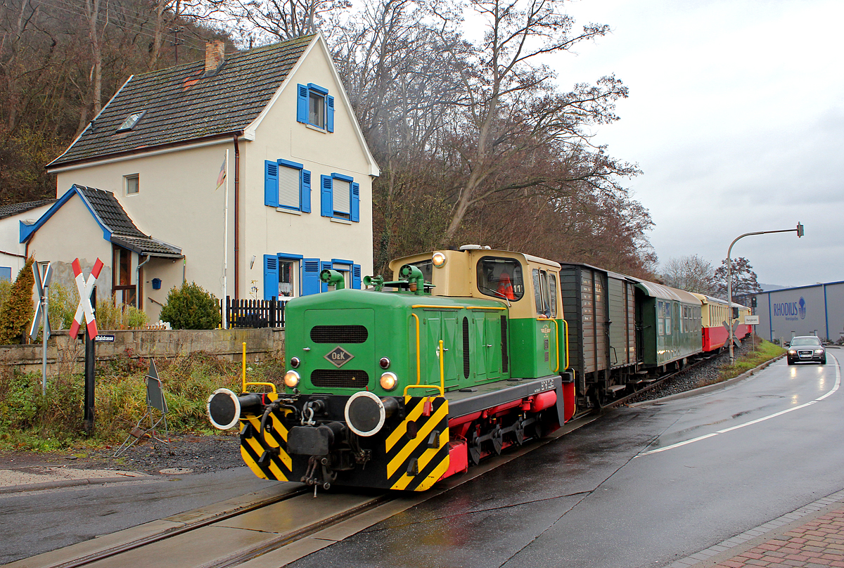 D1 der BEG kurz hinter Burgbrohl am 07.12.2013