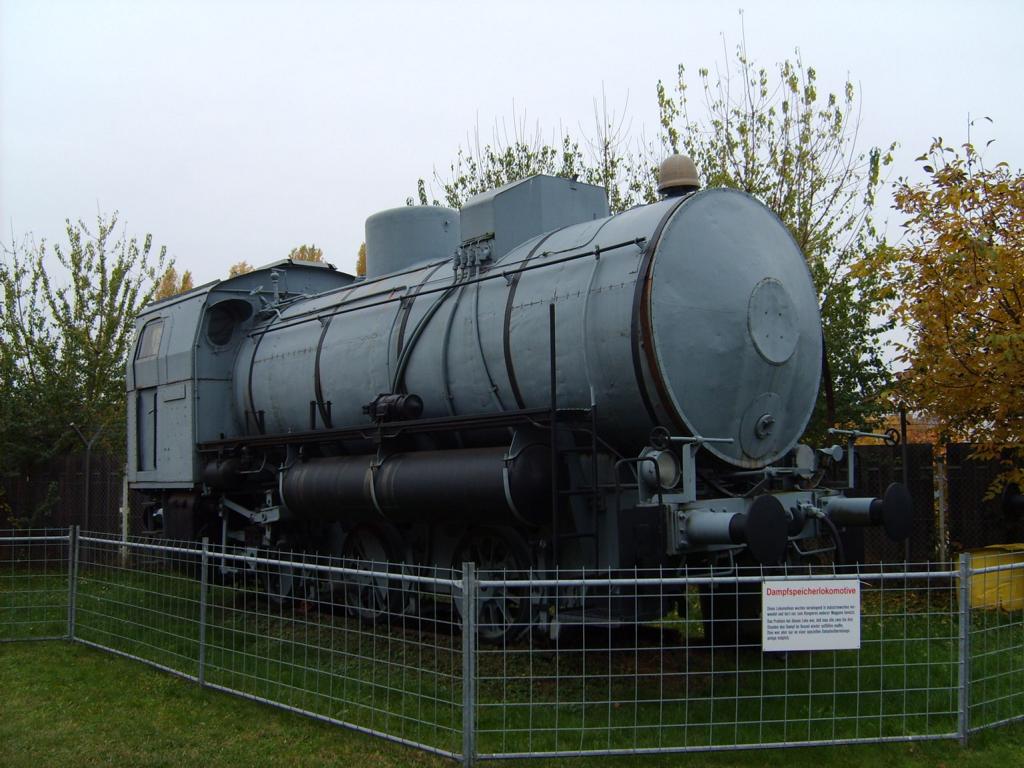 Dampfspeicherlokomotive im Technikmuseum Speyer am 02.11.2007