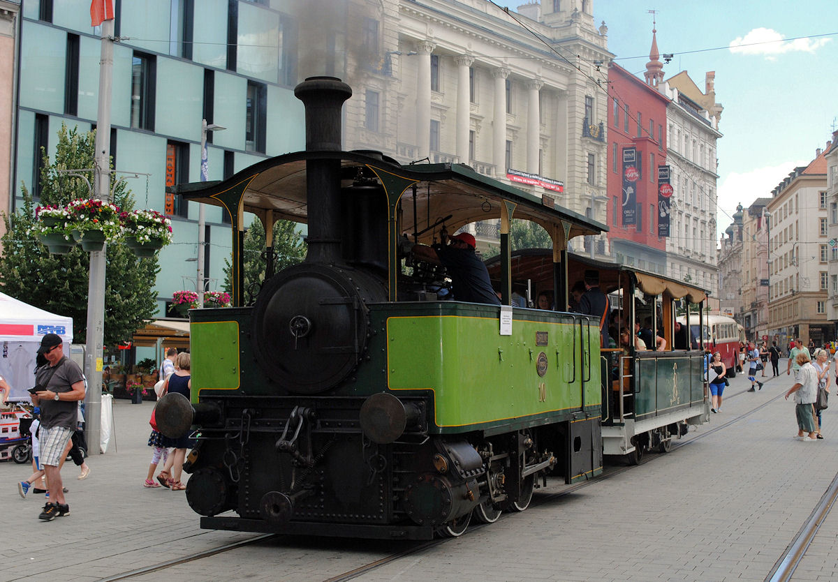 Dampftramwaylok  Carolina , Nam. Svobody. (18.06.2016)