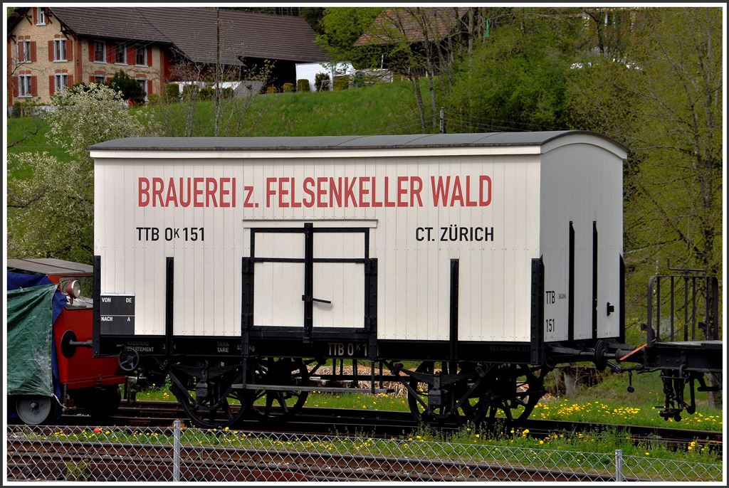 Dampfverein Zürcher Oberland Fuhrpark. TTB Ok151 in Bauma. (02.05.2015)