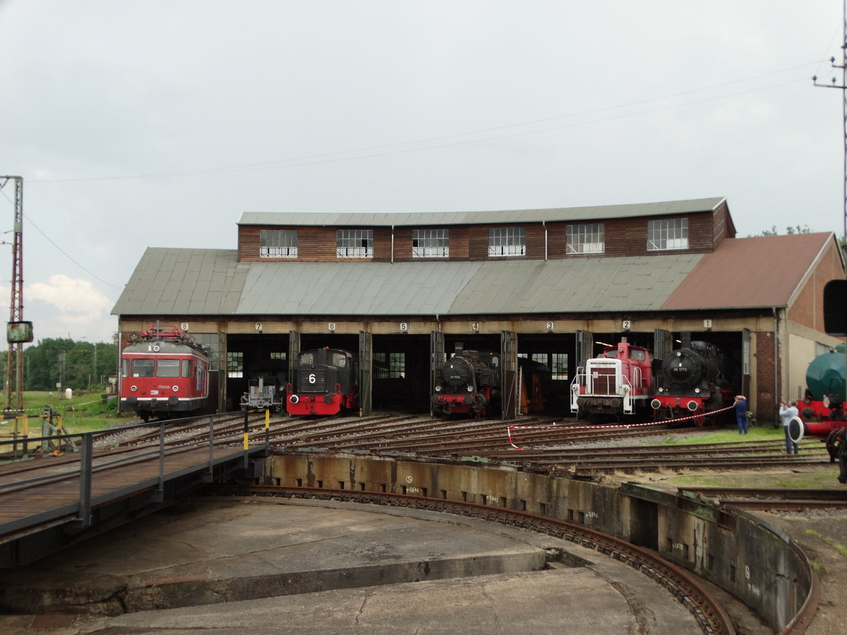 Das Bw Hanau am 05.06.16 beim Lokschuppenfest 