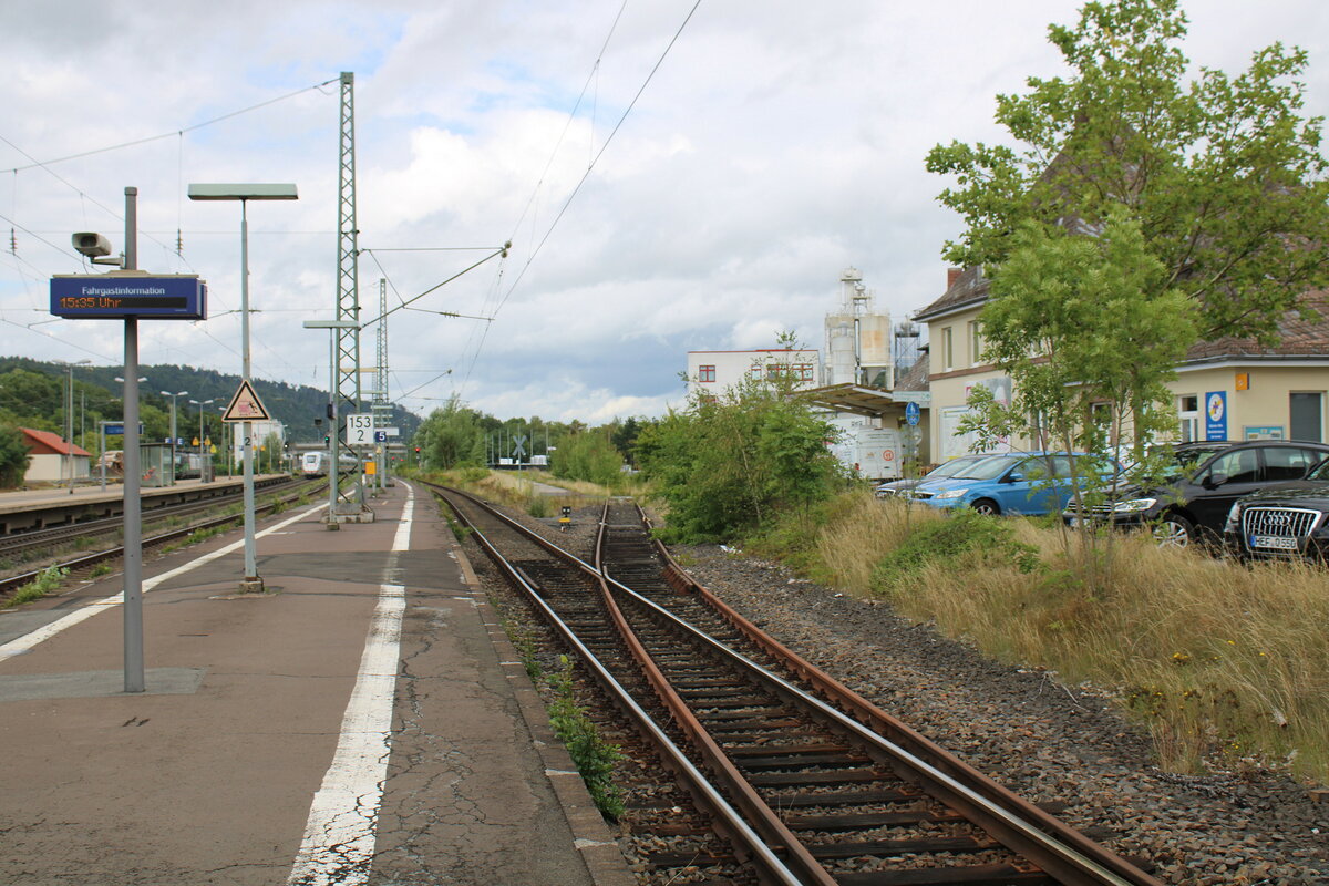 Das ehemalige Gleis der Bad Hersfelder Kleinbahn, am 30.07.2023 in Bad Hersfeld.
