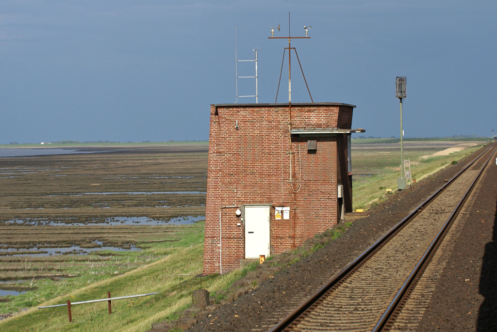 Das Gebäude der ehem. Blockstelle Hindenburgdamm am 26.05.2013.