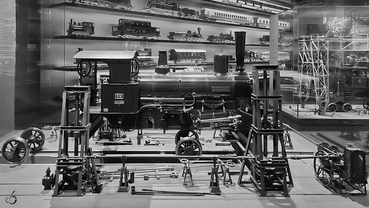 Das Modell der Bayerische D IV  Acheron  war Anfang Juni 2019 im Verkehrsmuseums Nürnberg zu sehen.